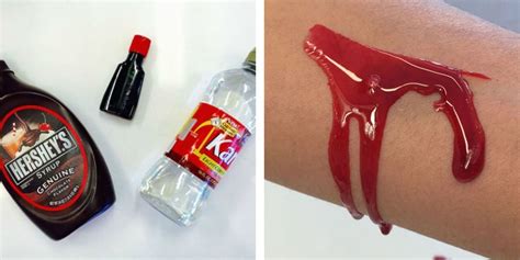 how to make realistic fake blood for clothes|theatrical blood recipe.